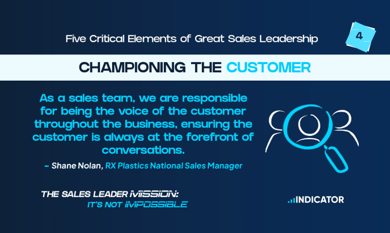 Championing the customer
